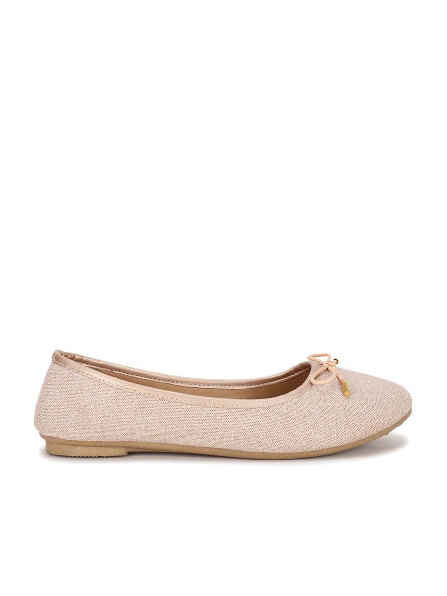 Bata Women's Gold Flat Ballets