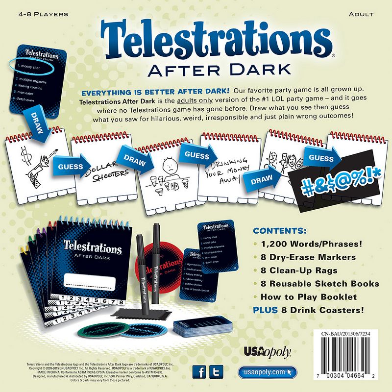 Telestrations After Dark Board Game