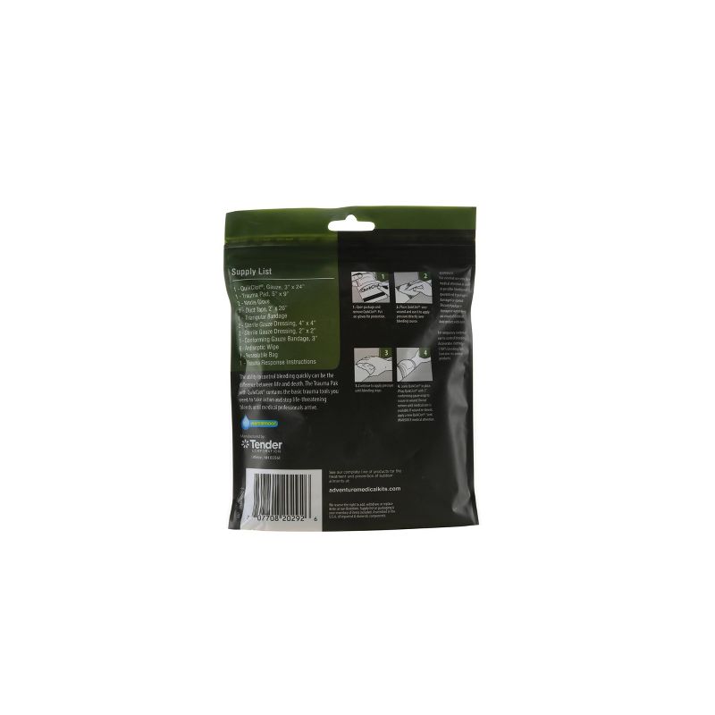 Adventure Medical Trauma Pack with QuikClot Kit- 2pk