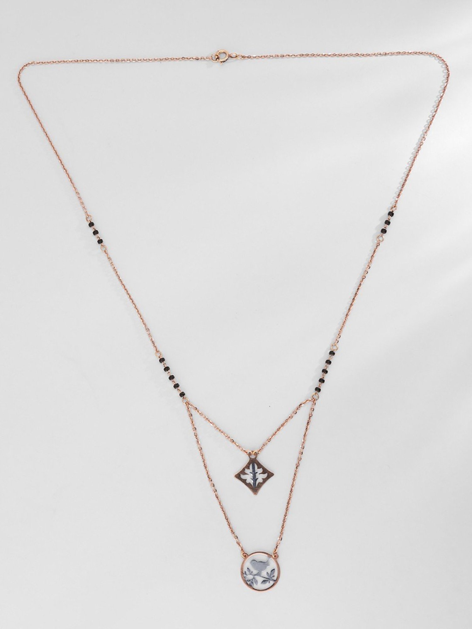 P.N.Gadgil Jewellers Mordern Carm 22k Gold Mangalsutra