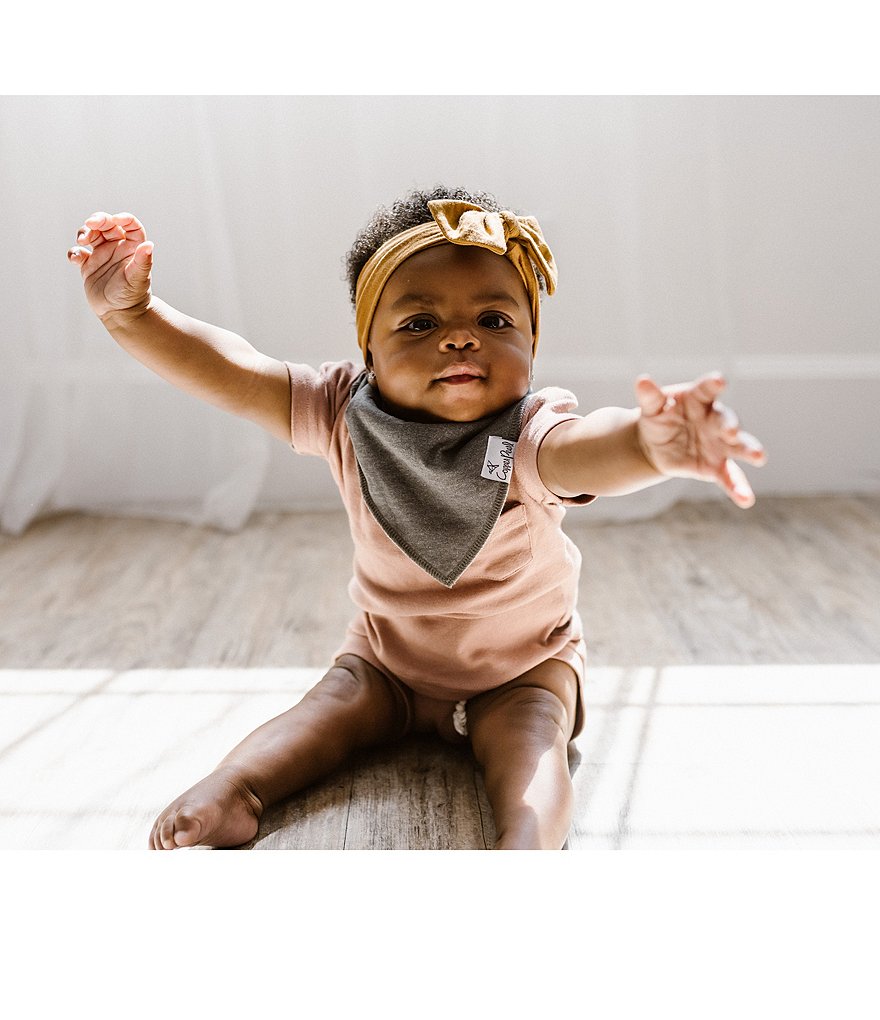 Copper Pearl Baby Lennon Bandana Bibs 4-Pack