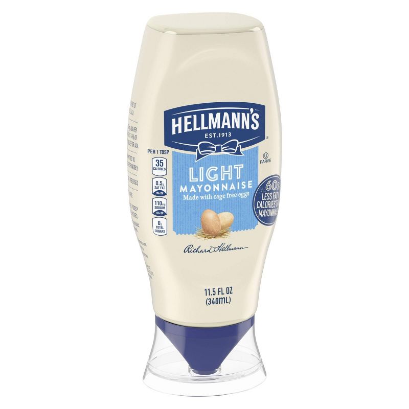 Hellmann's Light Mayonnaise Squeeze - 11.5oz