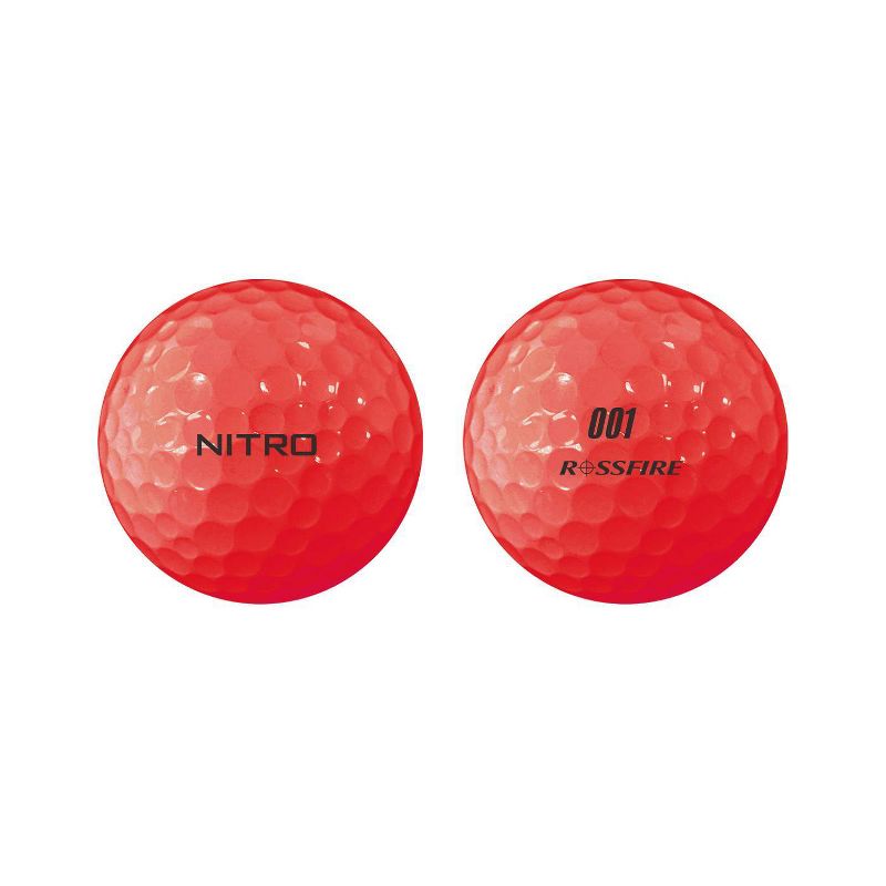 Nitro Golf Crossfire Golf Balls Red - 45pc