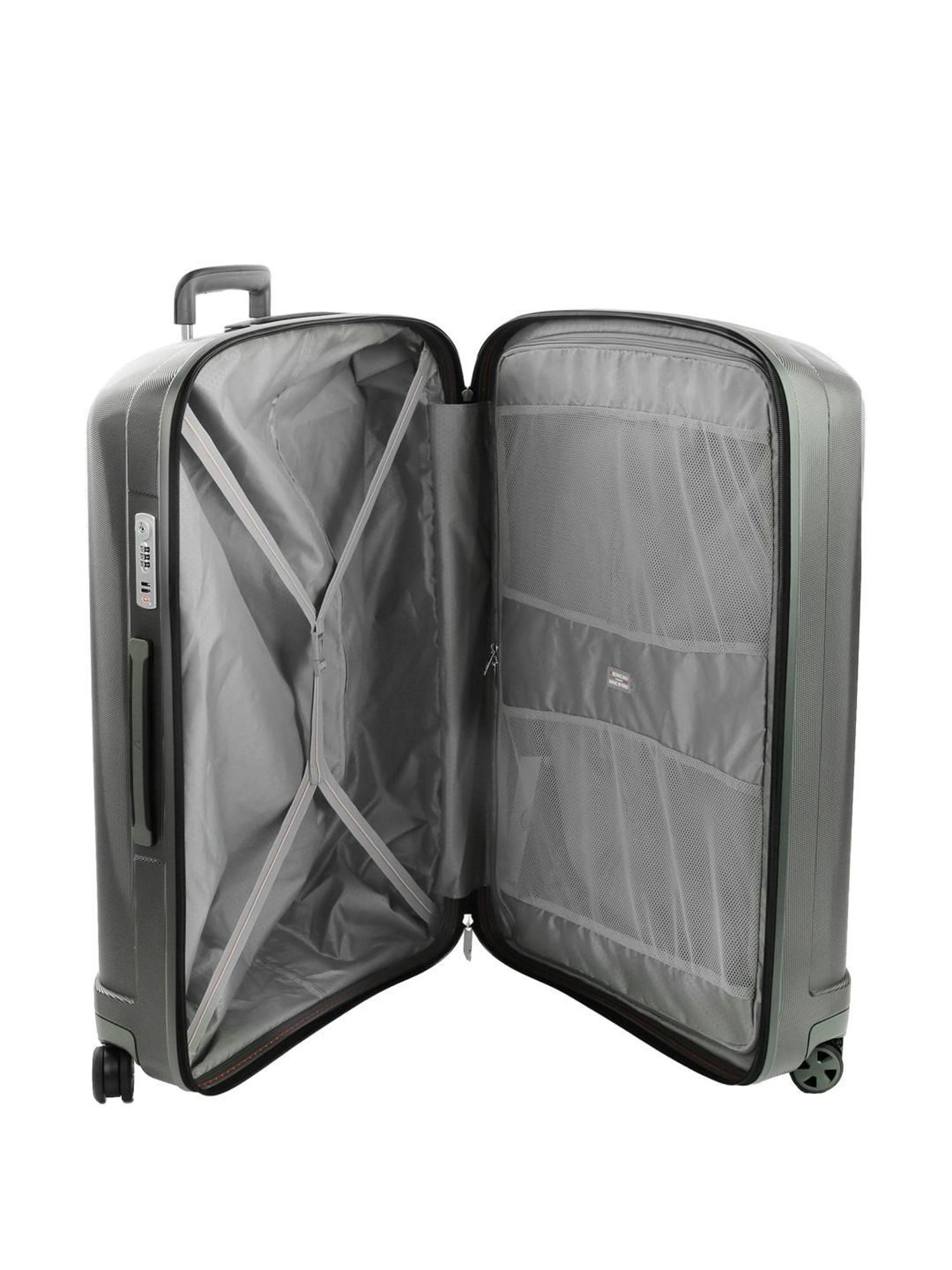 Roncato Unica Anthracite Textured Hard Large Trolley Bag -30 cm