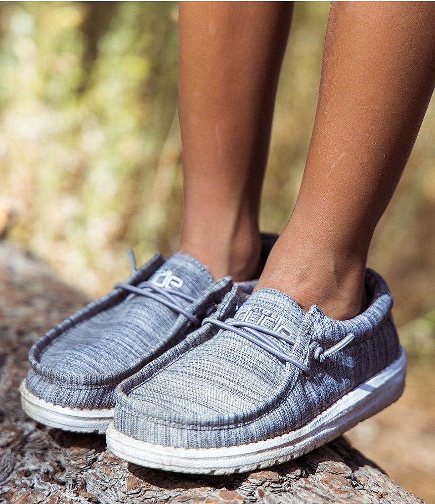 Hey Dude Boys' Wally Linen Washable Slip-Ons (Toddler)