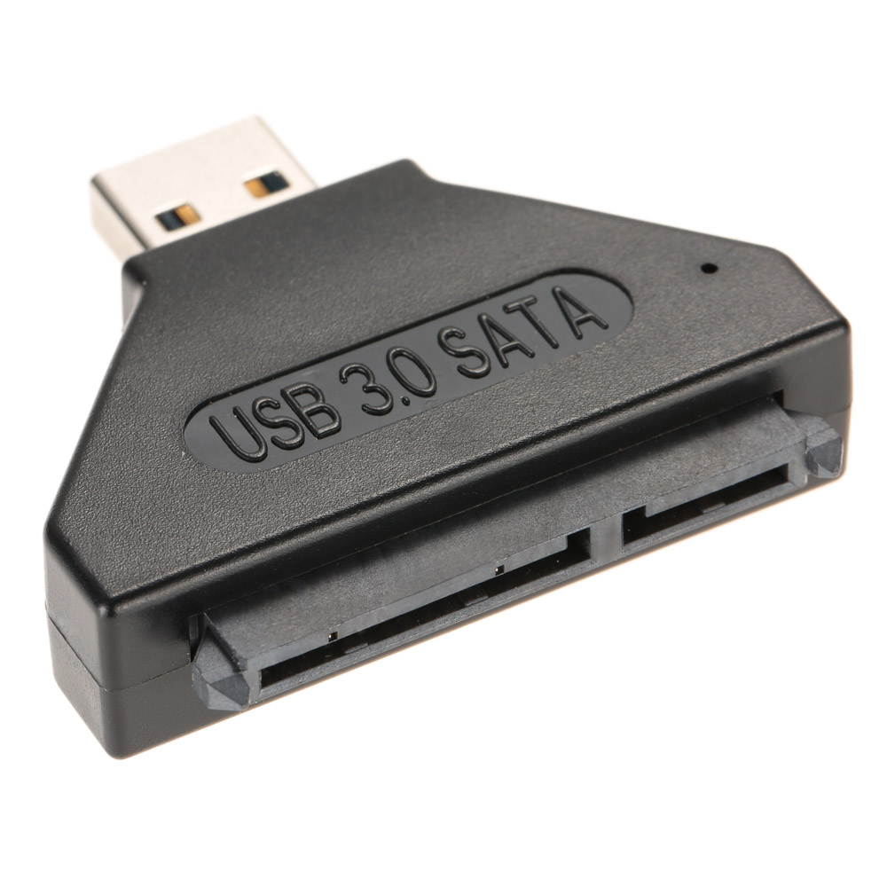 EC2WORLD USB3.0 To External SATA III Serial ATA 2.5"/3.5" Hard Disk Drive HDD SSD USB To SATA Converter Adapter Cable with Power Adapter
