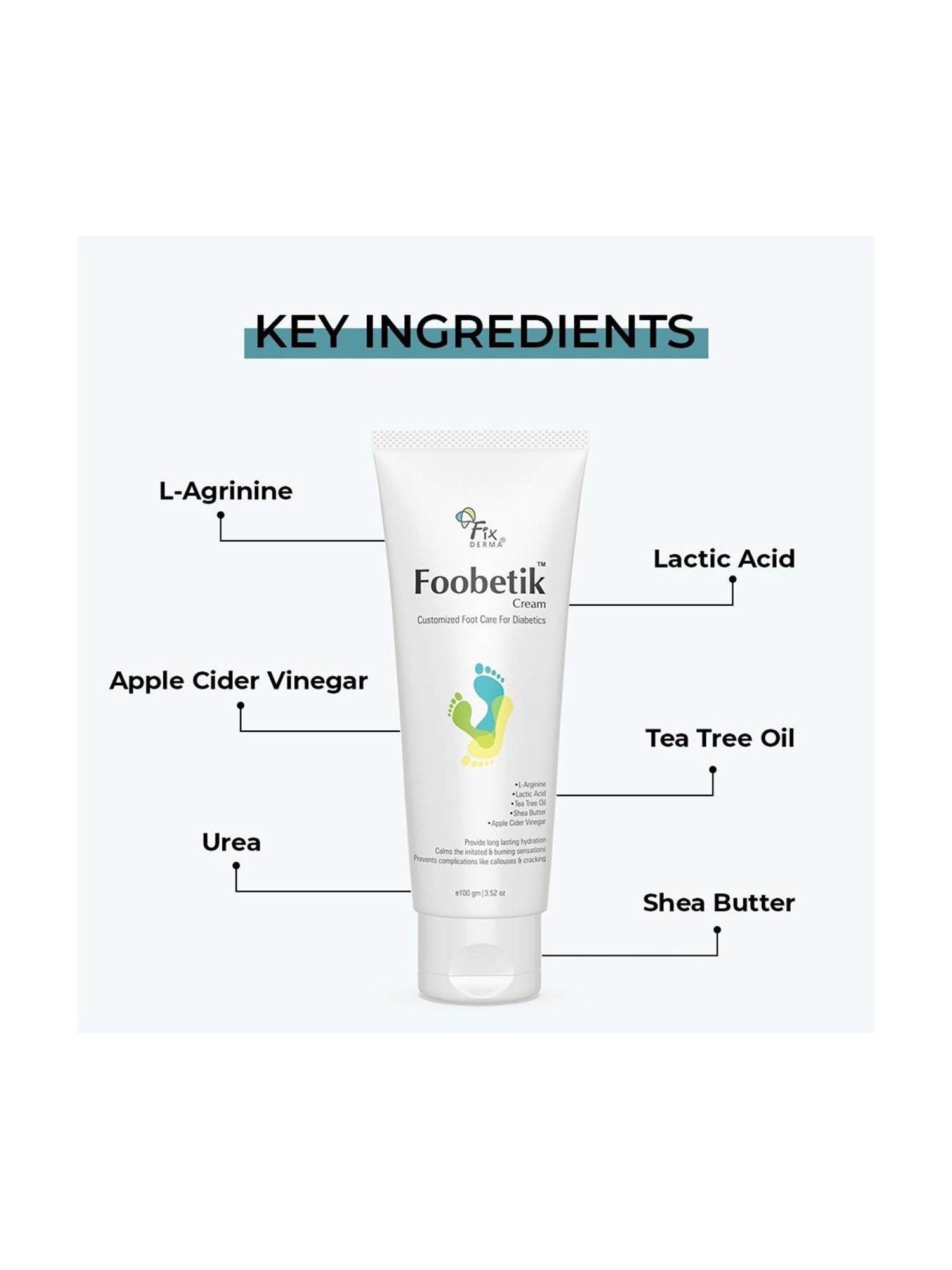 Fixderma Foobetik Cream - 100 gm