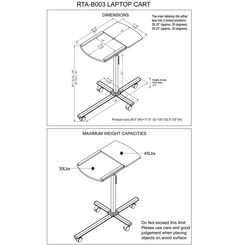 Mobile Laptop Cart Steel Graphite Black - Techni Mobili