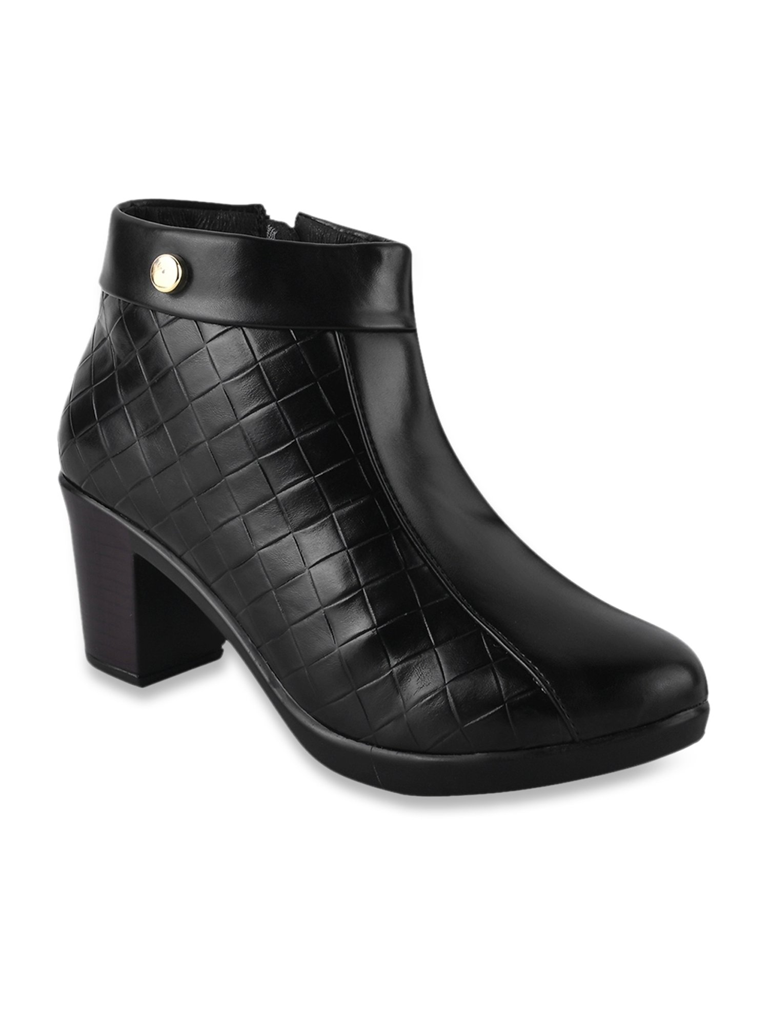 The White Pole Women's Black Casual Boots