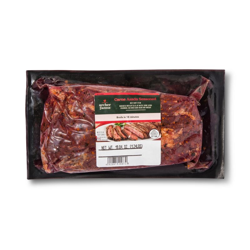Carne Asada Seasoned Skirt Steak - 19.84oz - Archer Farms™