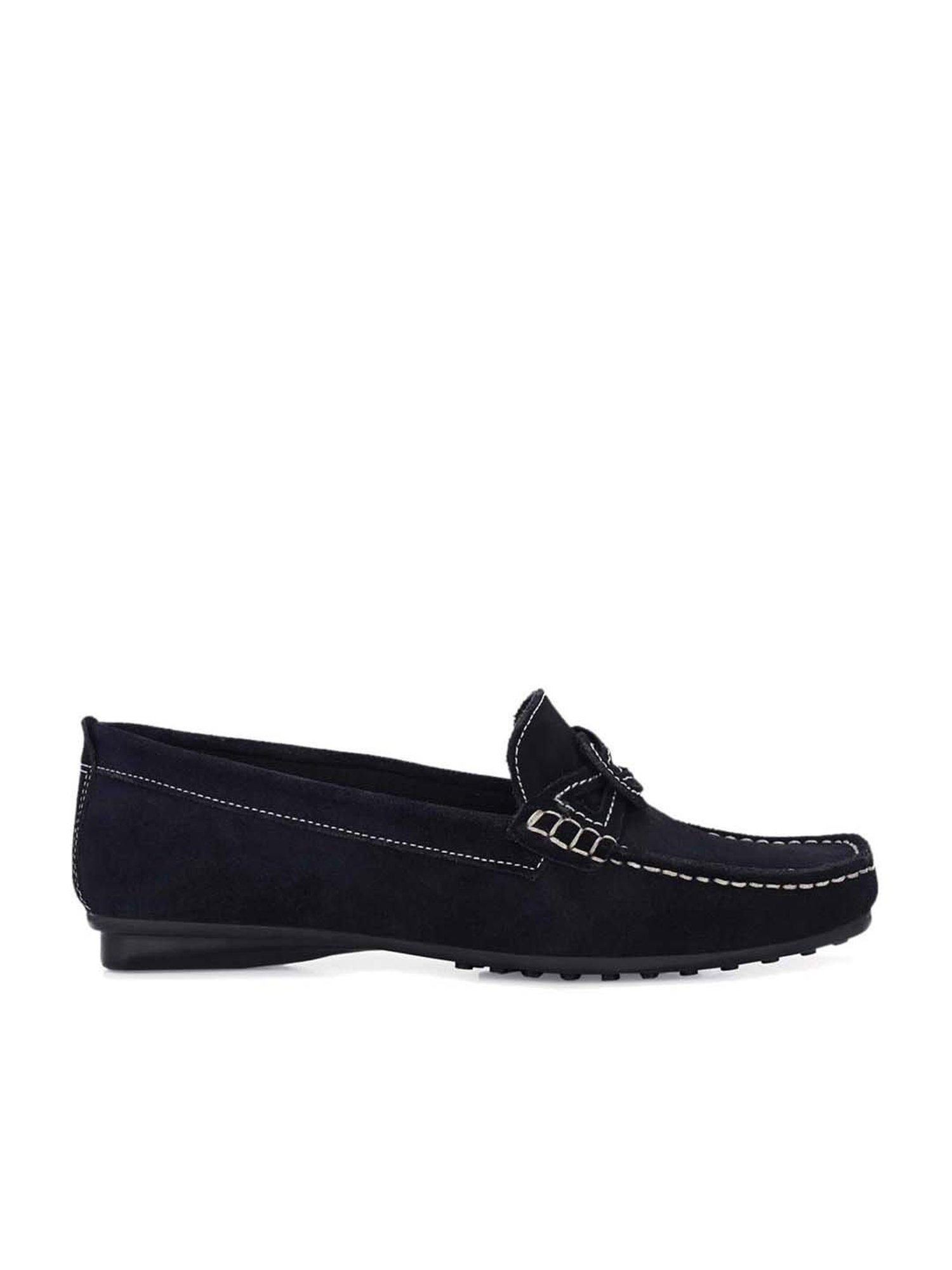 Carlo Romano Women's Black Casual Loafers