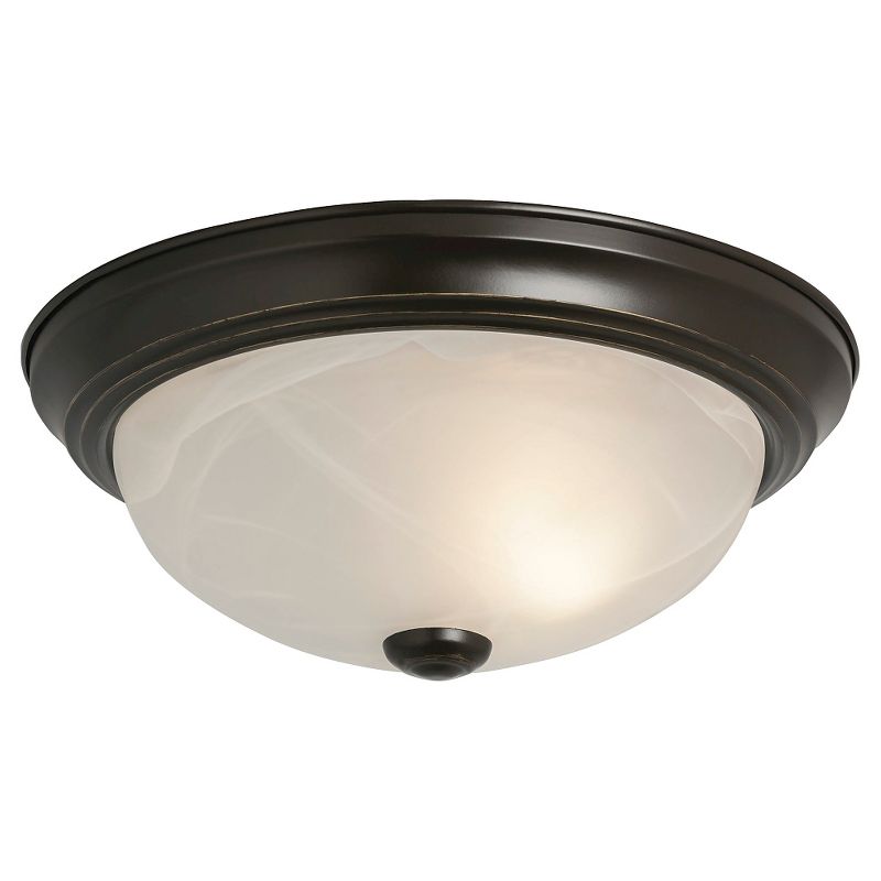 4.5" Windgate One Light Ceiling Flush Mount Heirloom Bronze - Sea Gull Lighting