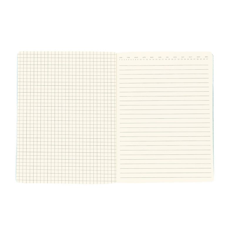 Lined Journal 8"x6" Undated Vinyl Painterly Bright Love is Love - Graphique de France