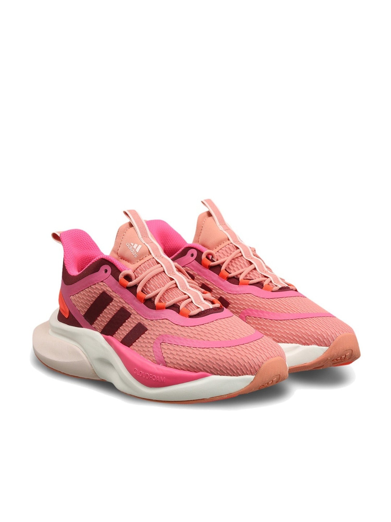 Adidas Women's Alphabounce + Peach Running Shoes
