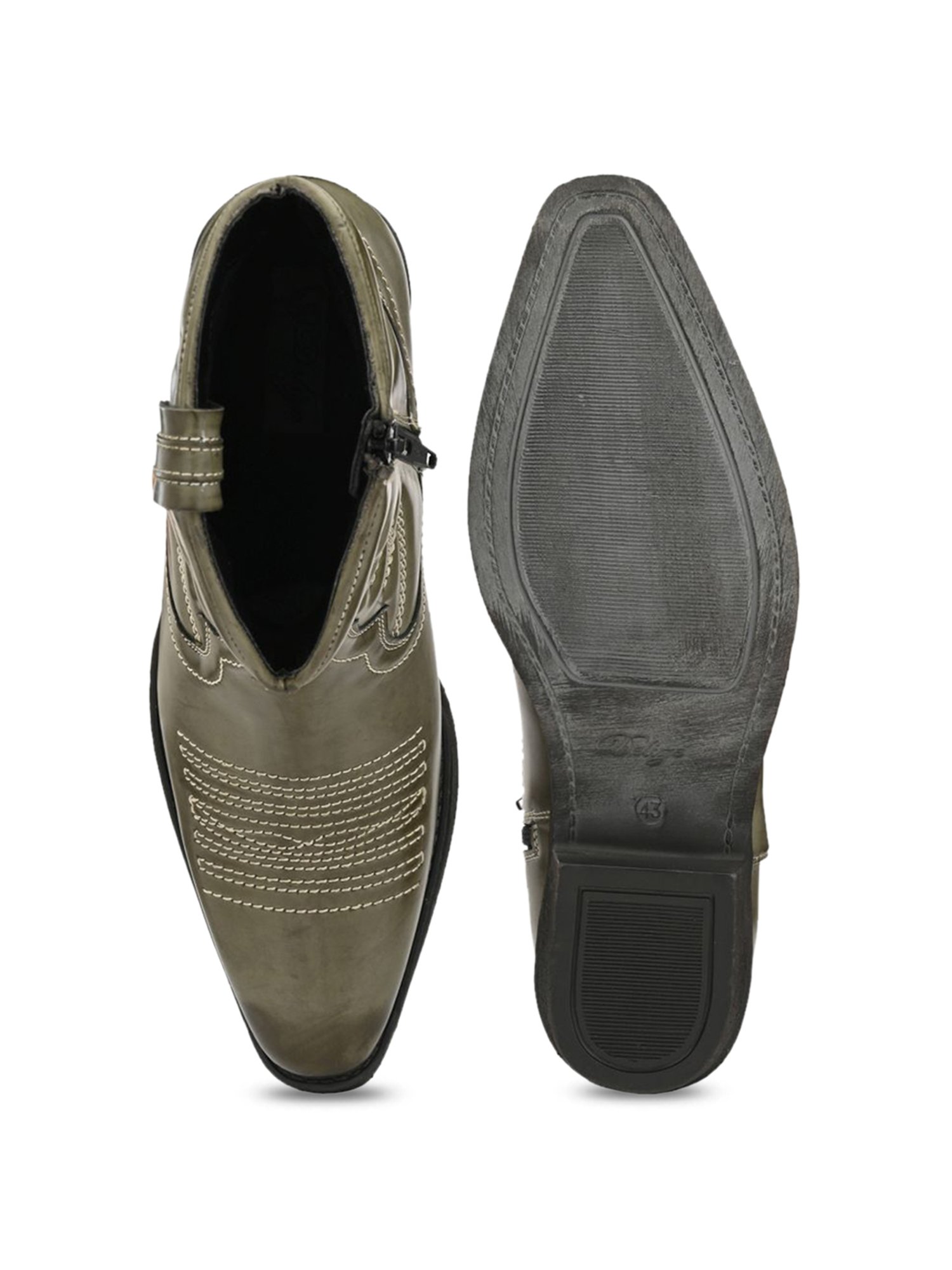 Delize Olive Casual Boots