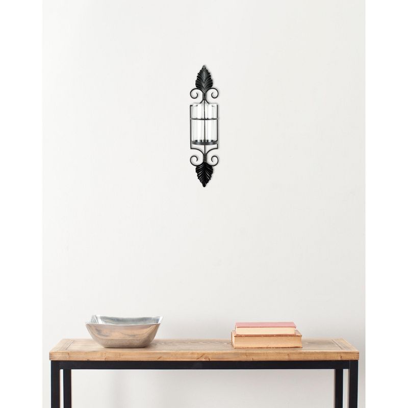 Pillar Sconce - Black - Safavieh