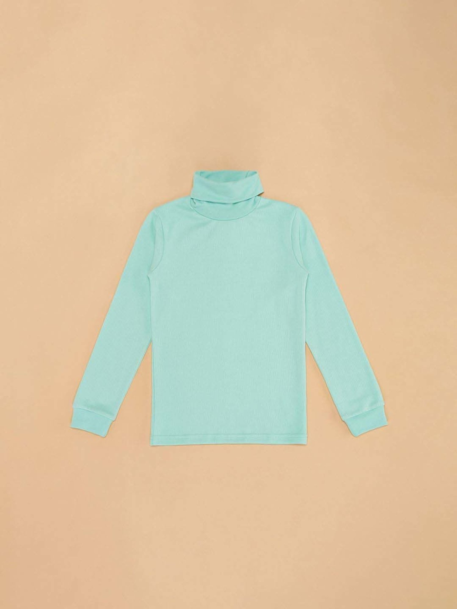 Dyca Kids Grey Melange Textured Thermal Top (Pack Of 2)