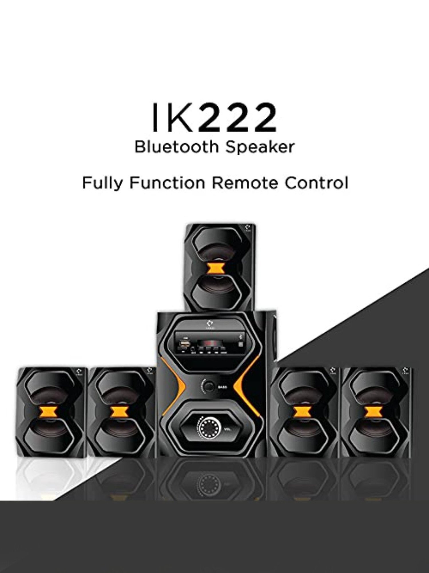 I Kall IK-444 5.1 Channel Home Theatre (Black)