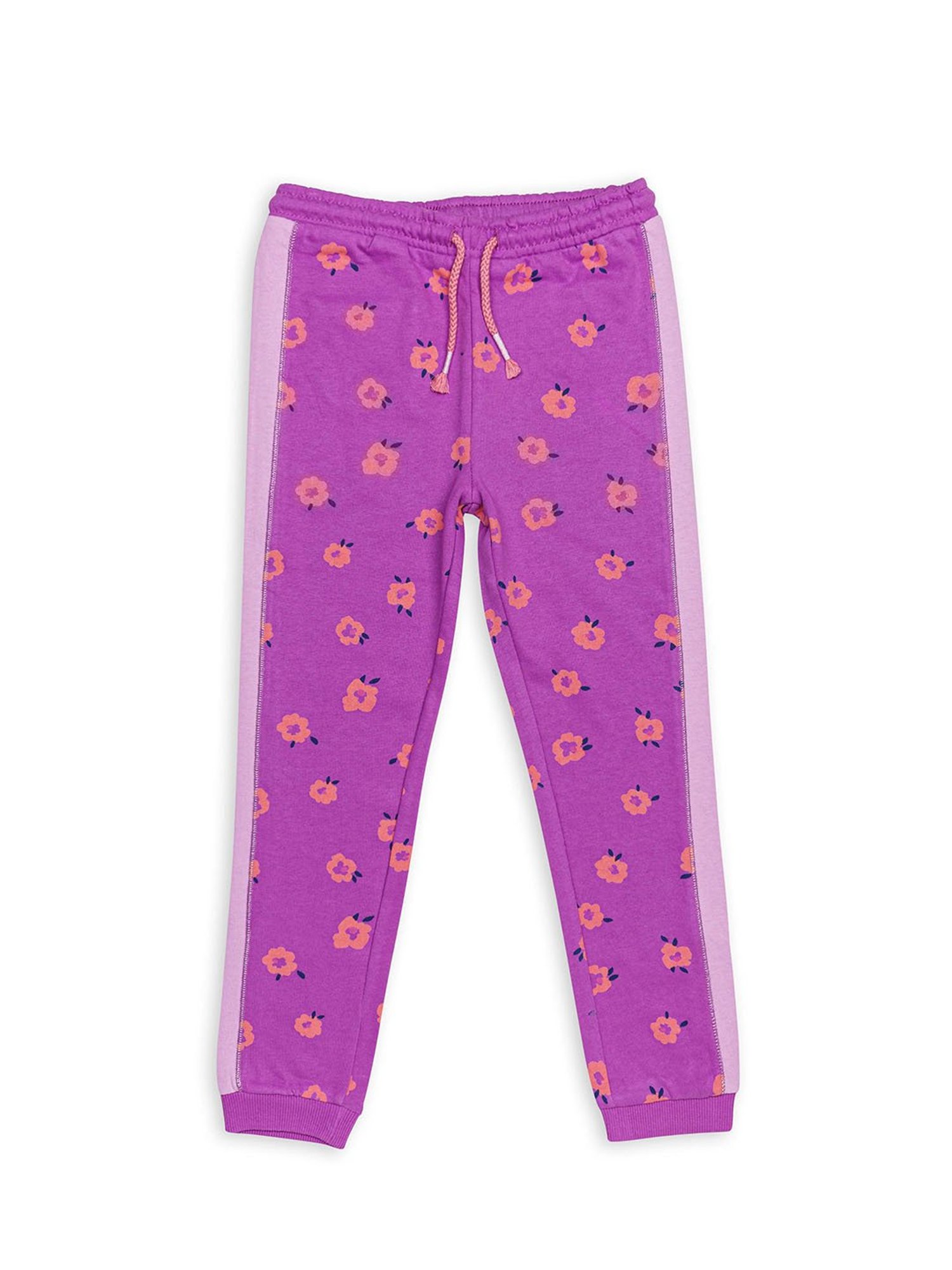 H by Hamleys Girls Purple Printed Joggers