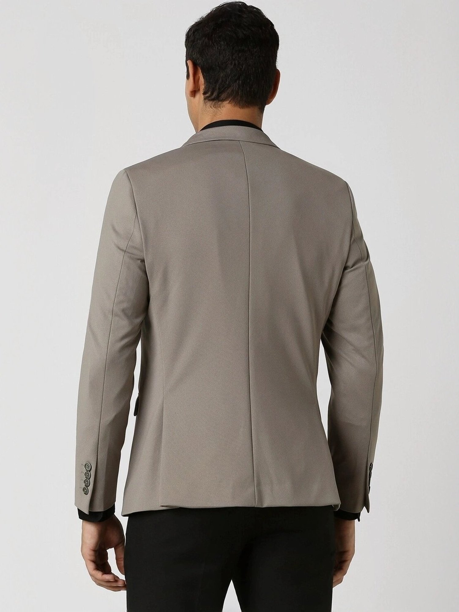 Arrow Sports Green Regular Fit Texture Waistcoat