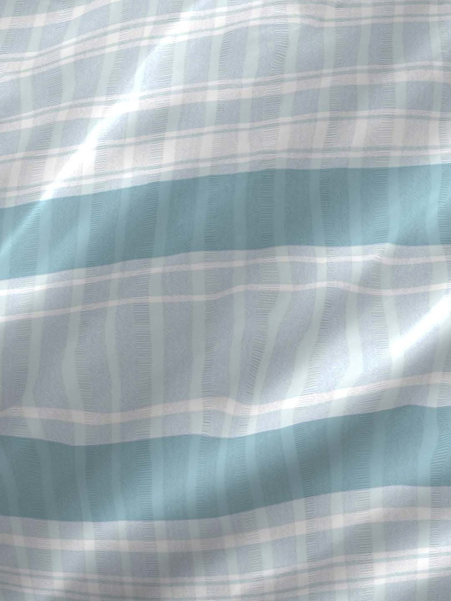 Boutique Living Cool Night Blue Cotton 225 TC King Flat Bed Sheet With 2 Pillow Covers