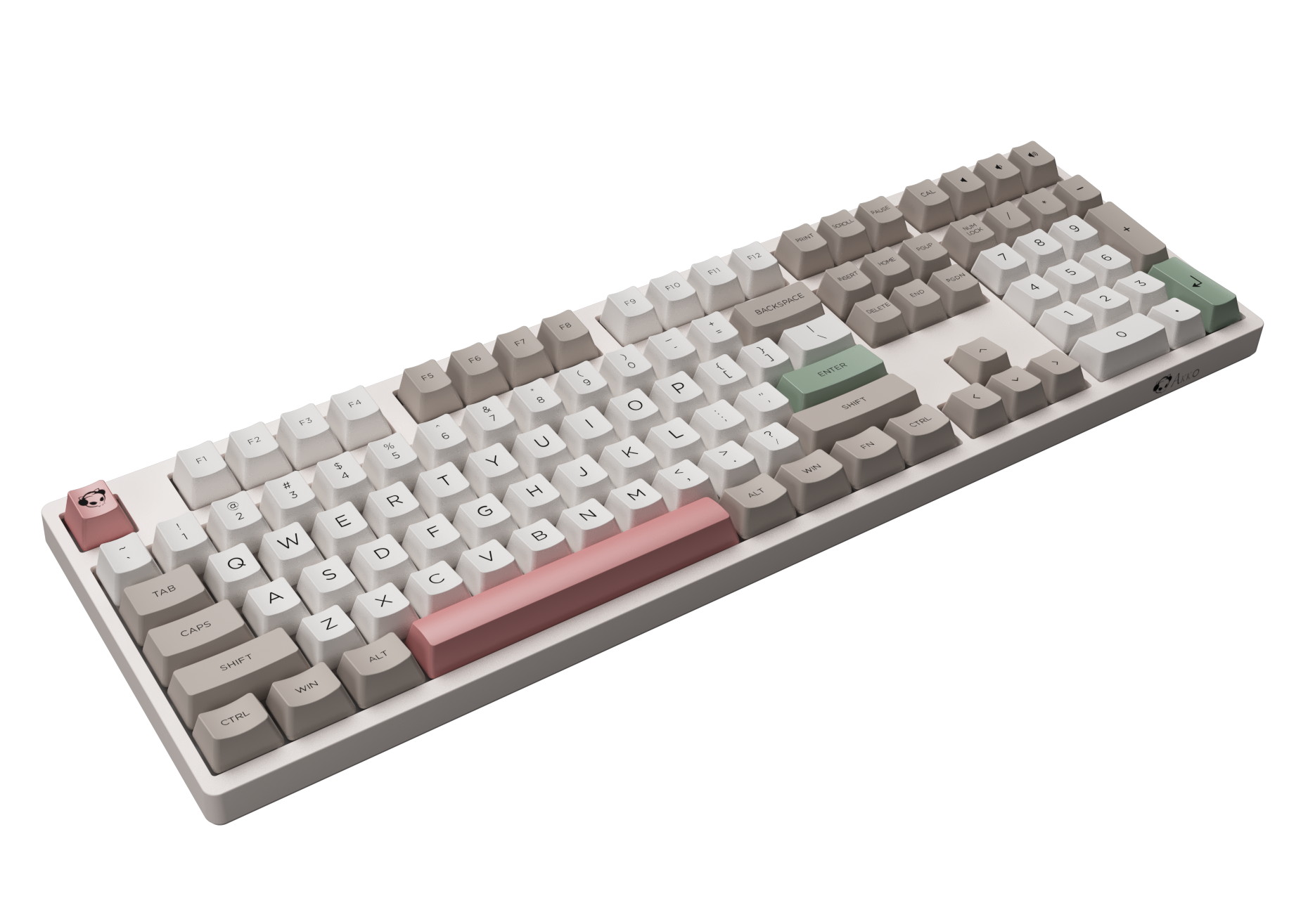 Akko 3108V2 Sailor Moon Gaming Mechanical Keyboard Pink Switch Double Shot Dye Sub PBT Keycaps NKRO Detachable USB Type-C Pink Cat Paw