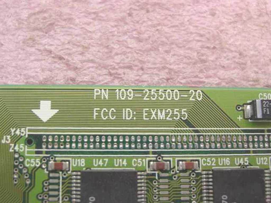 Video card PCI, FCC ID: EXM255, (b.1B)