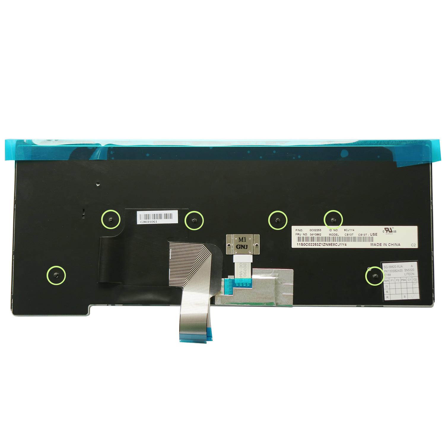 AUTENS Replacement US Keyboard for Lenovo ThinkPad L440 L450 L460 L470 T460 (Not Fit T460s T460p) Laptop No Backlight