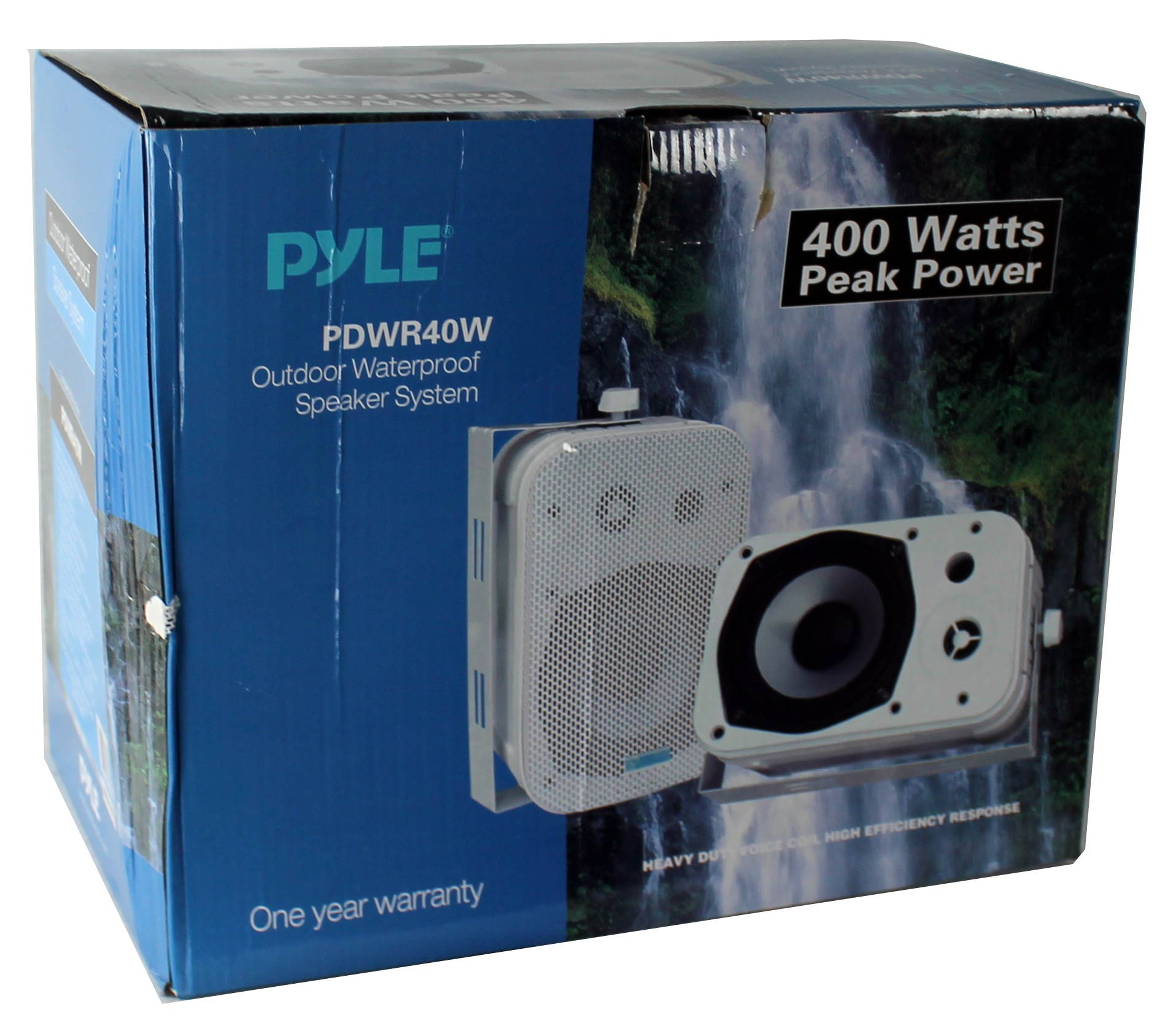Pyle PDWR40W 5.25" Indoor/Outdoor Waterproof Home Theater Speakers (10 Pack)