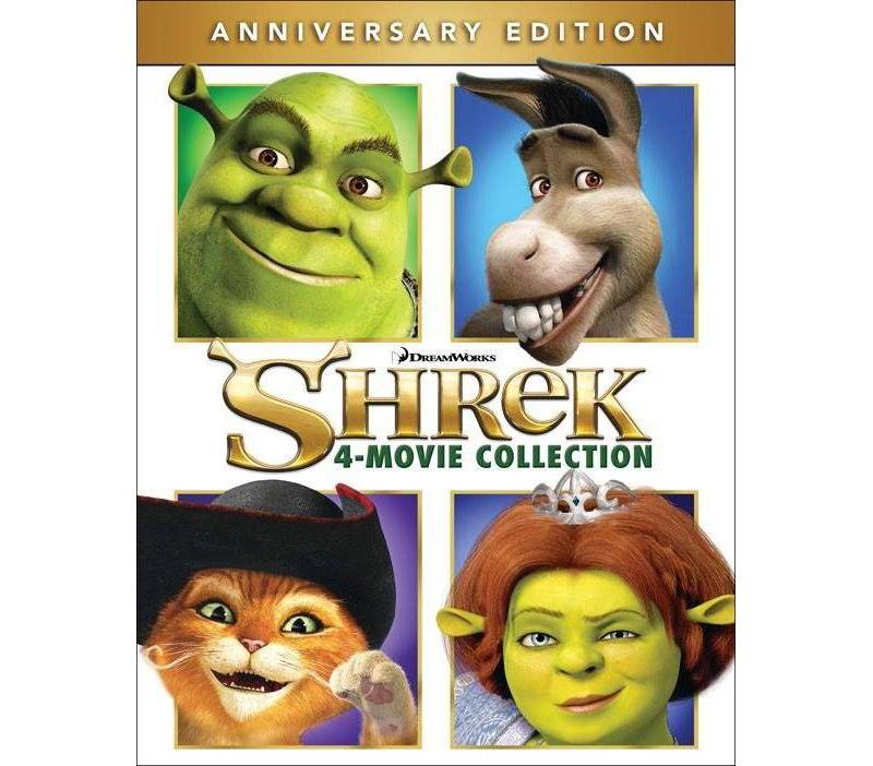 Shrek: The Whole Story (Shrek / Shrek 2 / Shrek the Third / Shrek Forever After (Blu-ray)