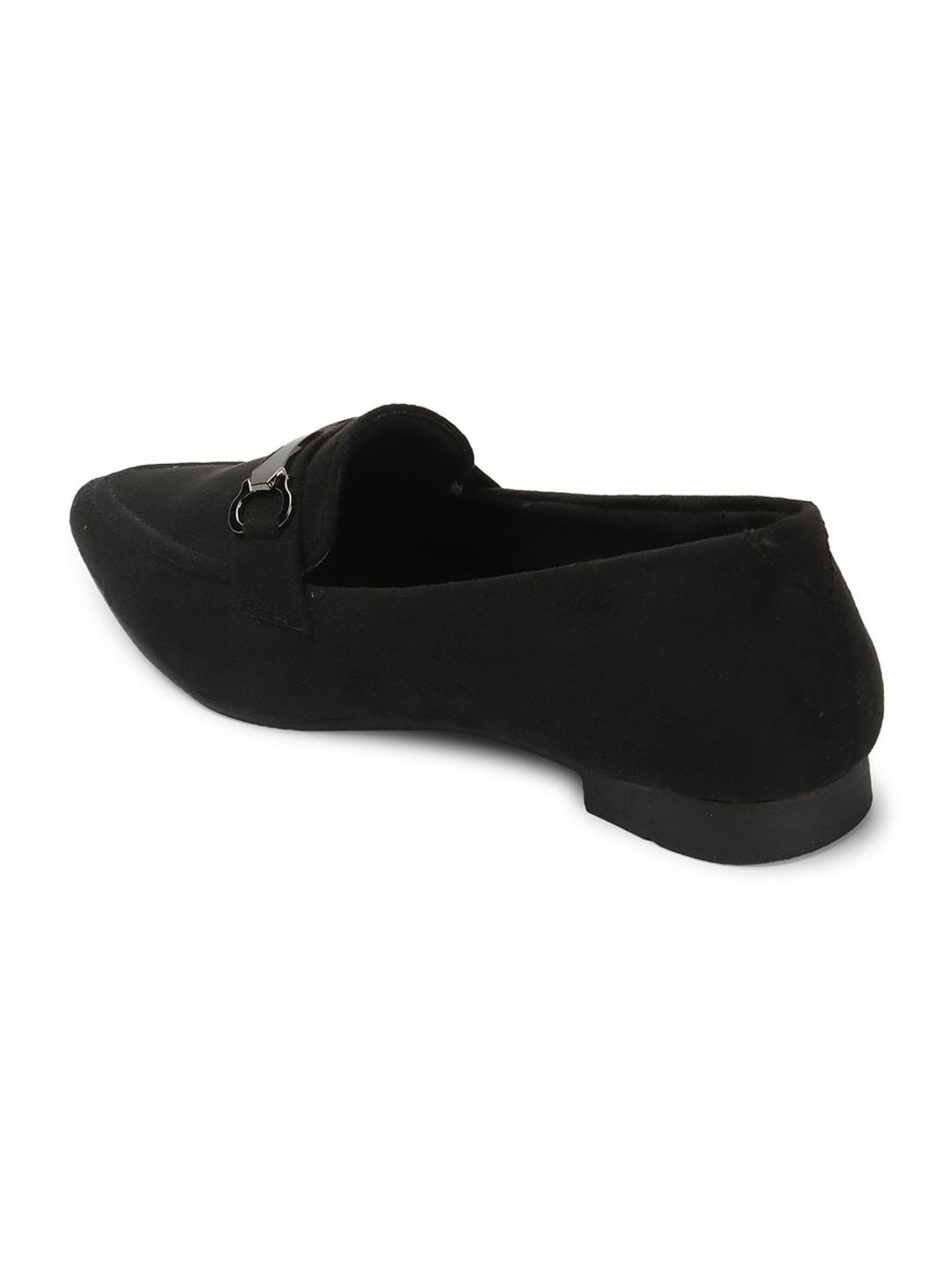 Elle Women's Black Casual Loafers