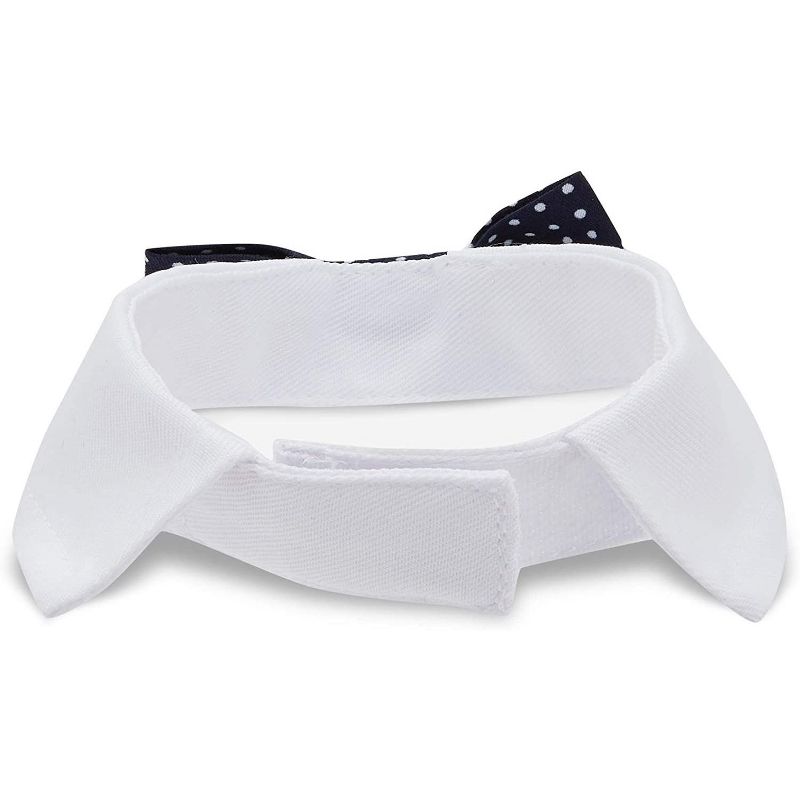 Zodaca 4 Pack Dog Suit Collars and Bow Ties, Costume for Puppy (4 Sizes)