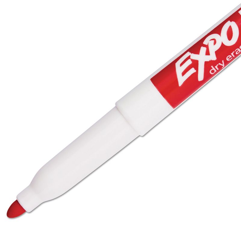 EXPO Low Odor Dry Erase Marker Fine Point Red Dozen 86002