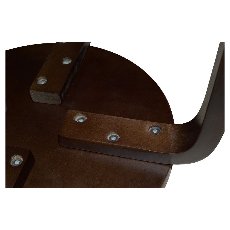 Mia Bentwood Stool Mocha Walnut - Niche