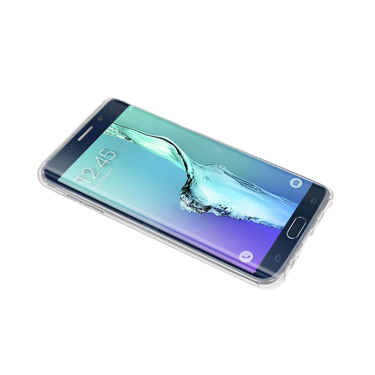 Reiko Clear Bumper Case for Galaxy S6 Edge Plus With Air Cushion Protection In Clear