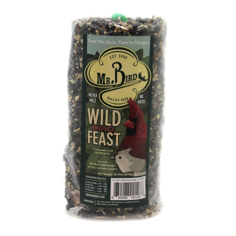 Home & Garden 7.5" Wild Feast Safflower Feast No Mess Never Melt Mr Bird  -  Bird And Wildlife Food