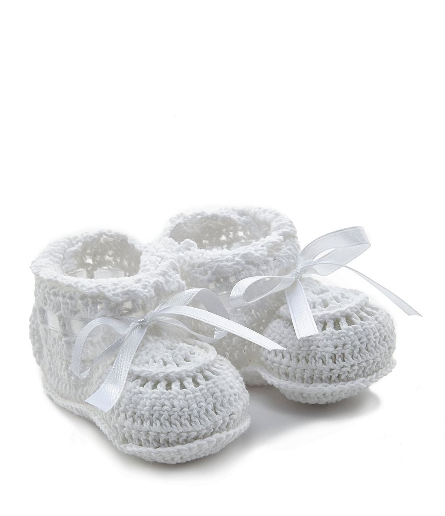 Baby Deer Satin Lace Trim Slipper Crib Shoes