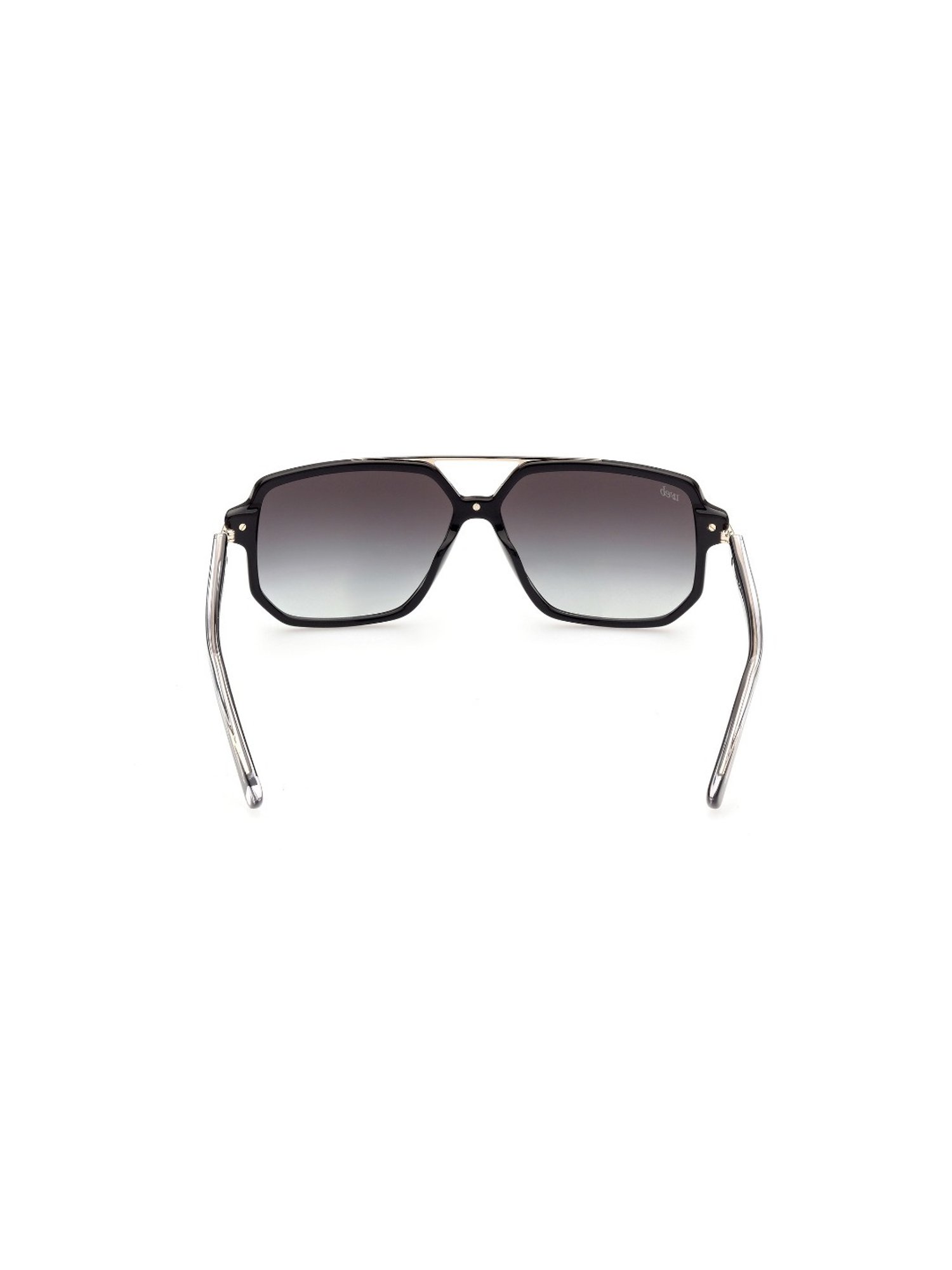 Web Eyewear Grey Rectangular Sunglasses for Men Designed in Italy