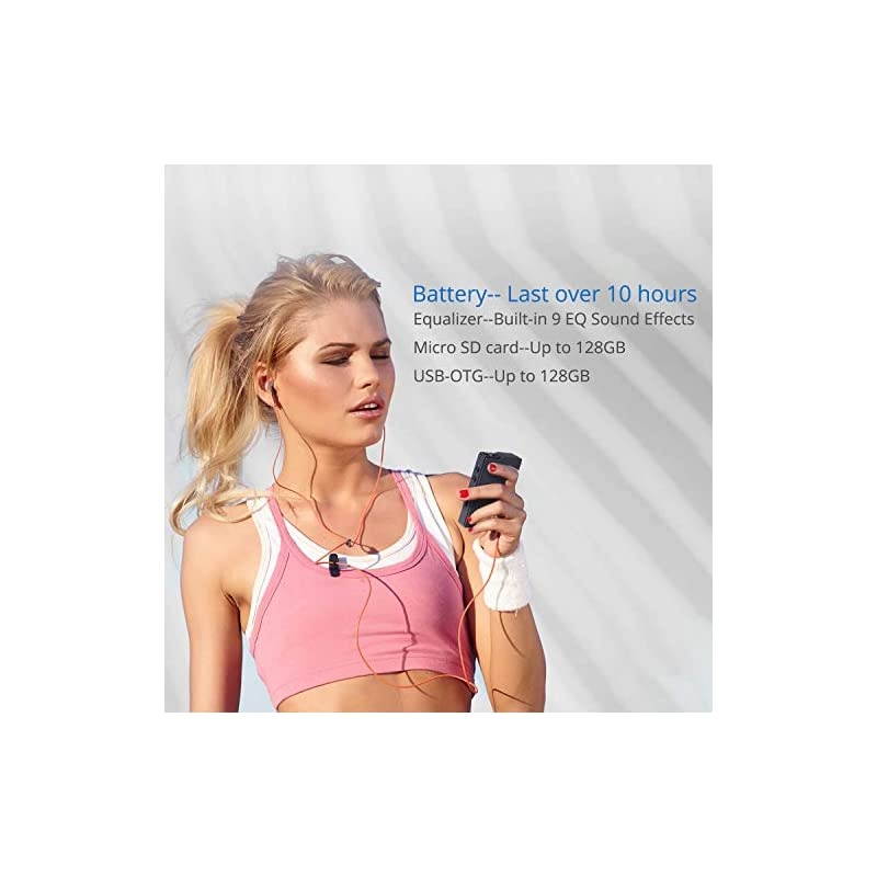 F20 HiFi MP3 Player with Bluetooth Lossless DSD High Resolution Digital Audio Music Player HighRes Portable Audio Player with 32GB Memory Card Support up to 256GB