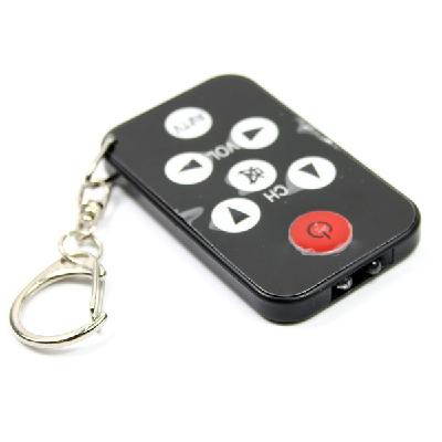 Black Universal IR Mini TV Remote Control Keychain