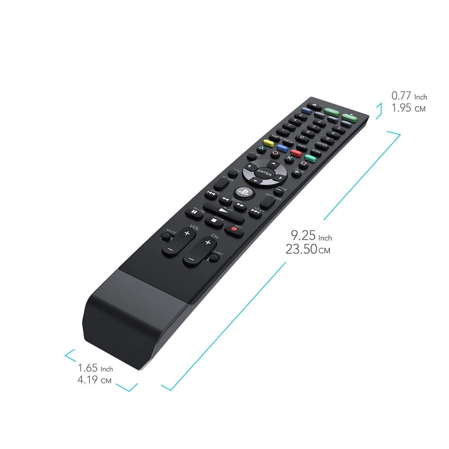 PDP 051-038-D1 Universal Media Remote Control for PS4, TV, Cable Box & Audio Receiver & 051-075-NA Bluetooth Enabled Media Remote Control for Playstation 4