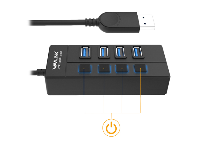 Madeng USB 3.0 HUB Adapter Extender Mini Splitter Box 3 Ports for PC Laptop Macbook Mobile Phone High Speed U Disk Reader