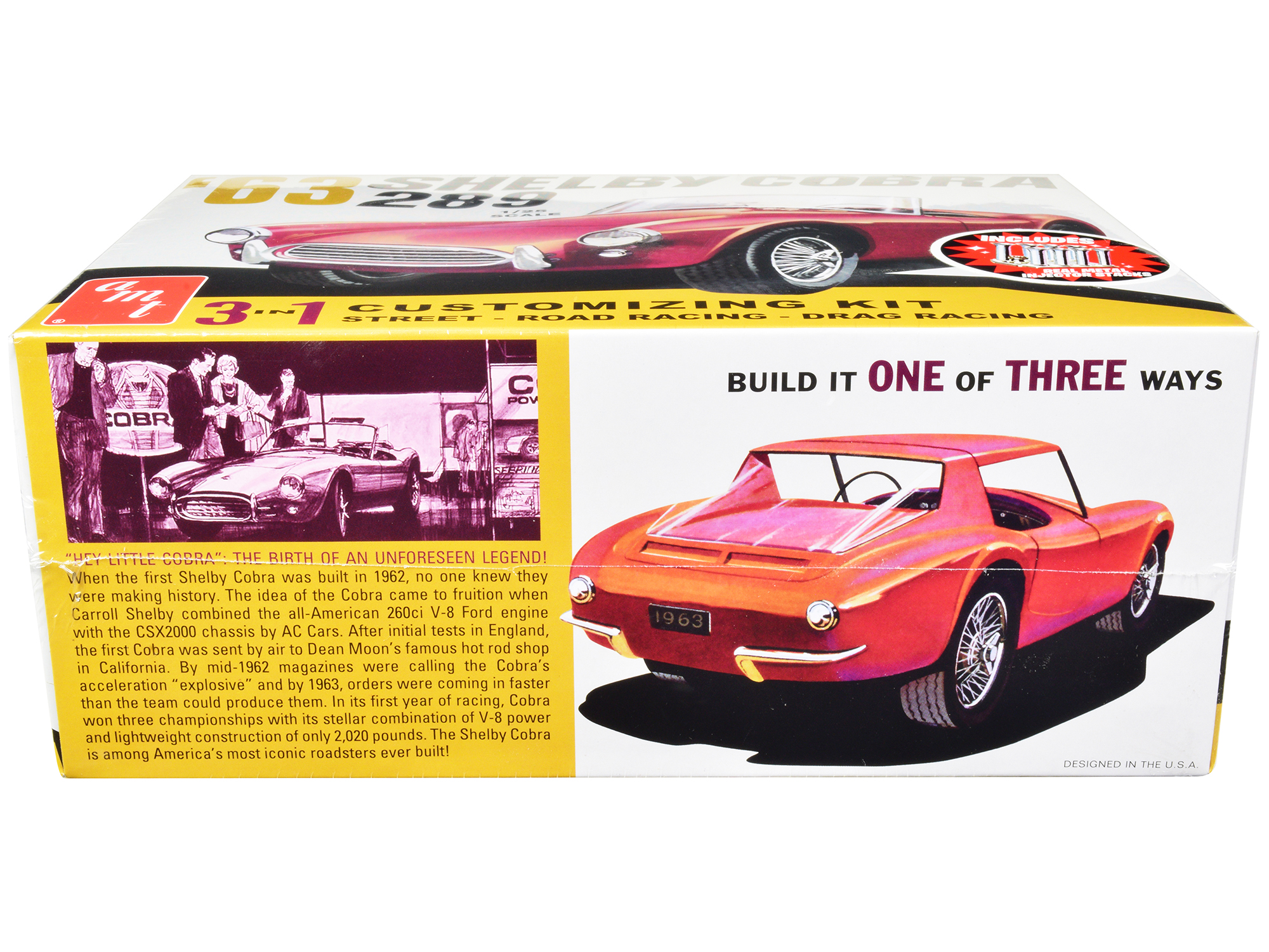 Level 4 Model Kit Shelby Cobra 427 S/C 1/24 Scale Model by Revell