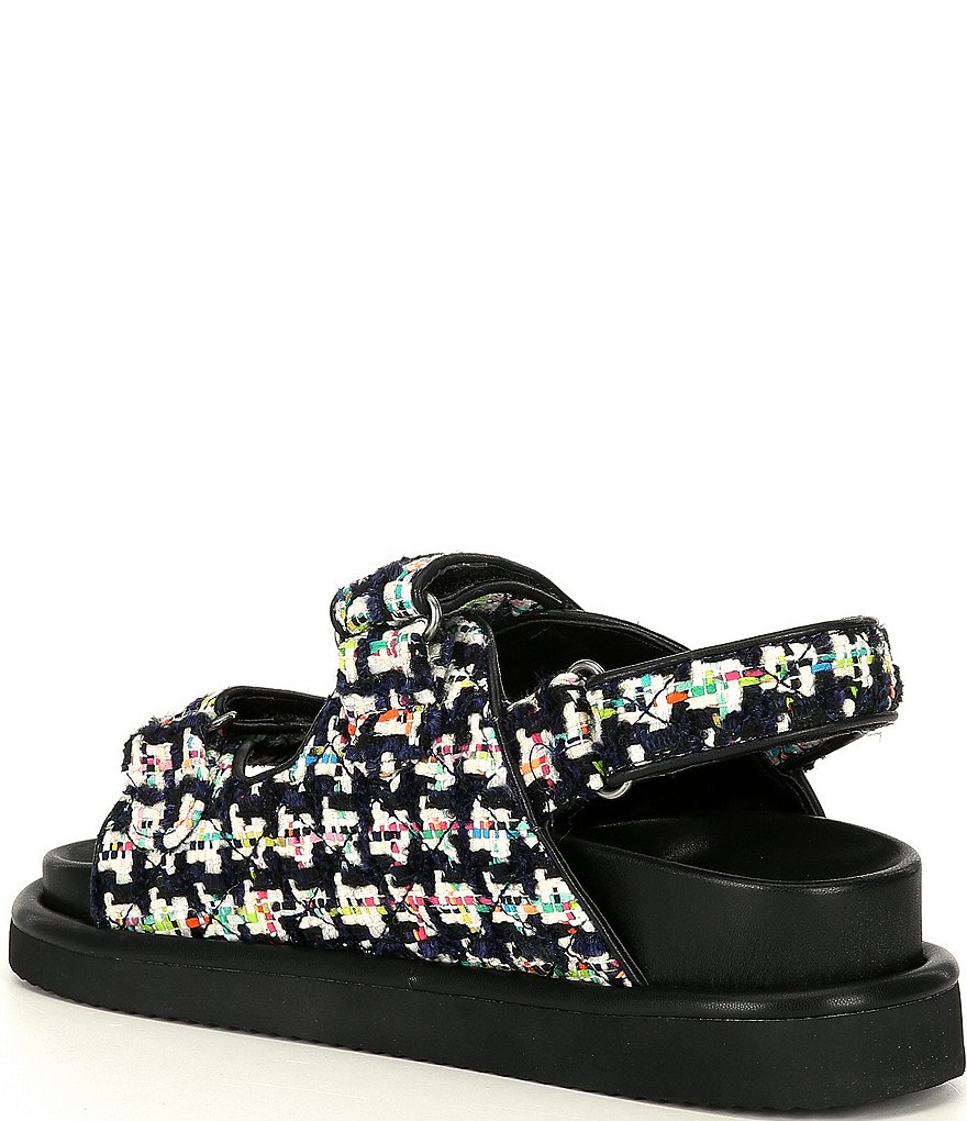 Kurt Geiger London Orson Fabric Quilted Sandals