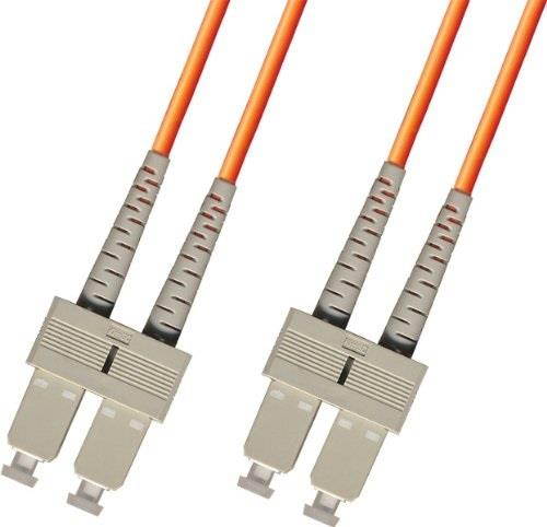 5 meter om1 multimode duplex fiber optic cable 62.5/125  sc to sc  orange