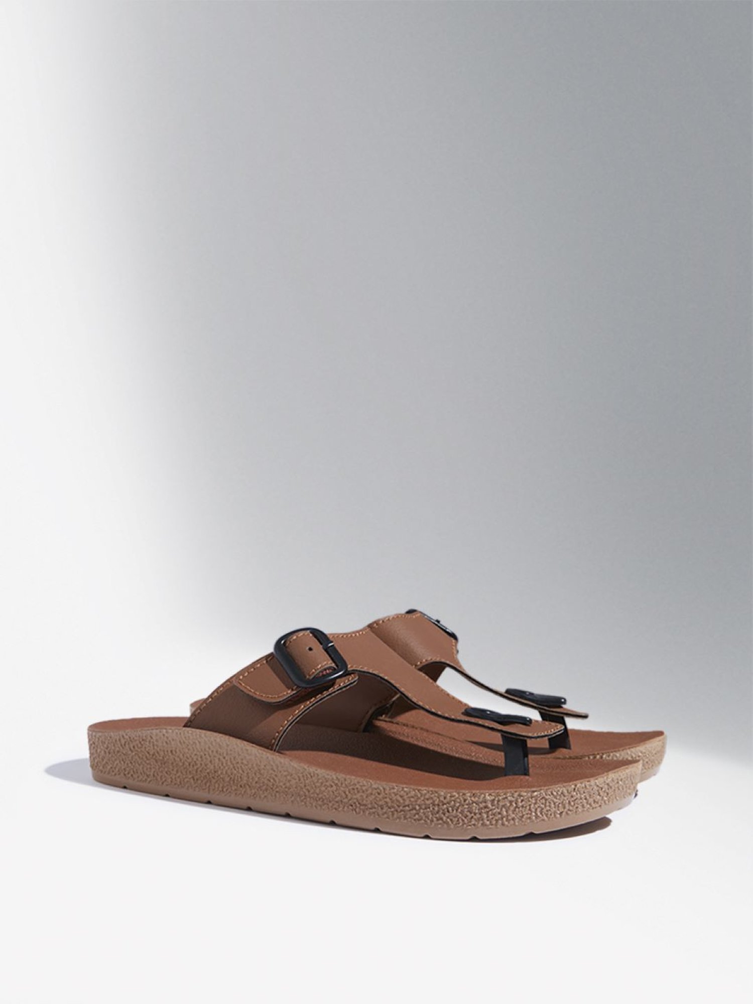 SOLEPLAY by Westside Tan Thong-Strap Sandals