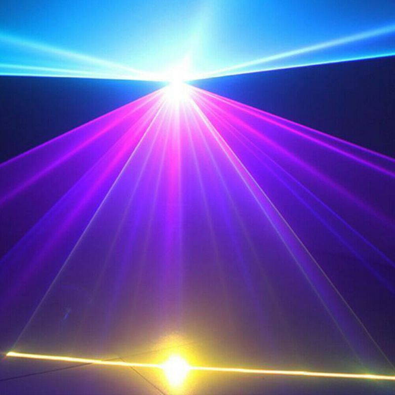 1W RGBW DMX Full Color Animation Laser Projector DJ Stage Lighting 1 Watt 1000mW
