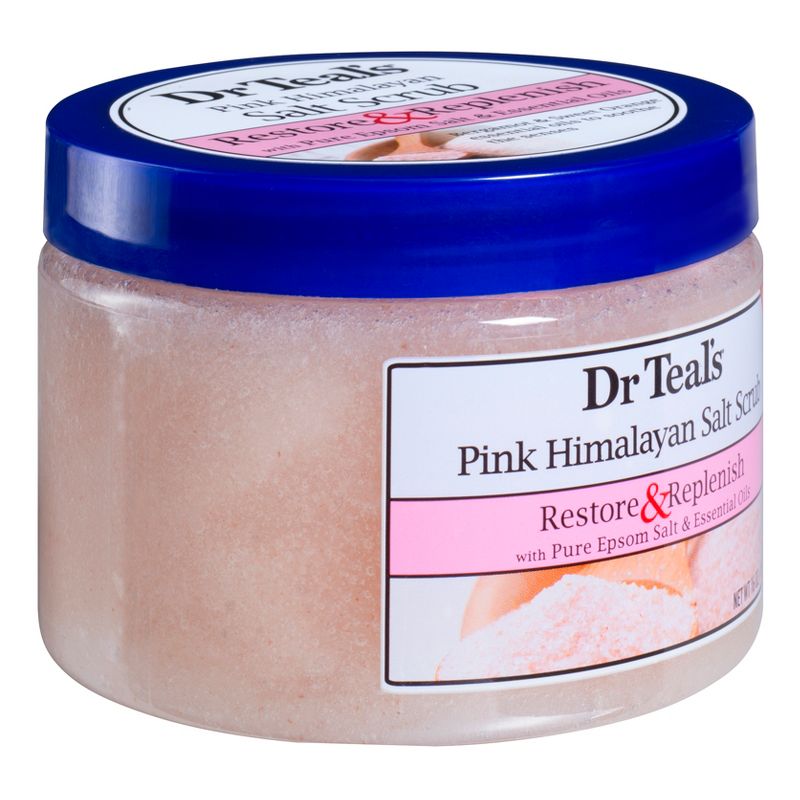 Dr Teal's Restore & Replenish Pink Himalayan Sea Salt Scrub - 16 fl oz