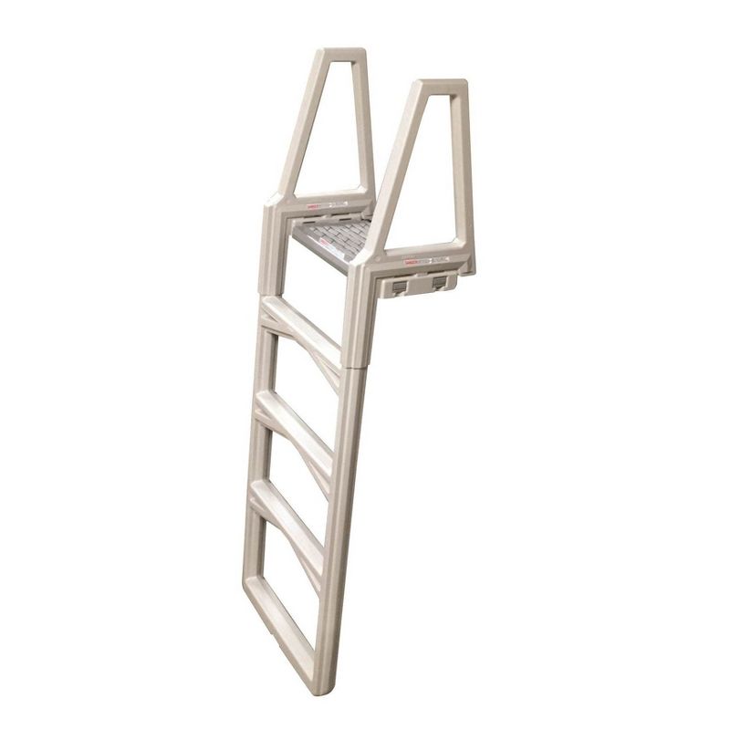 Confer 63552X Sturdy 46 to 56 Inch Adjustable Above Ground Swimming Pool Ladder