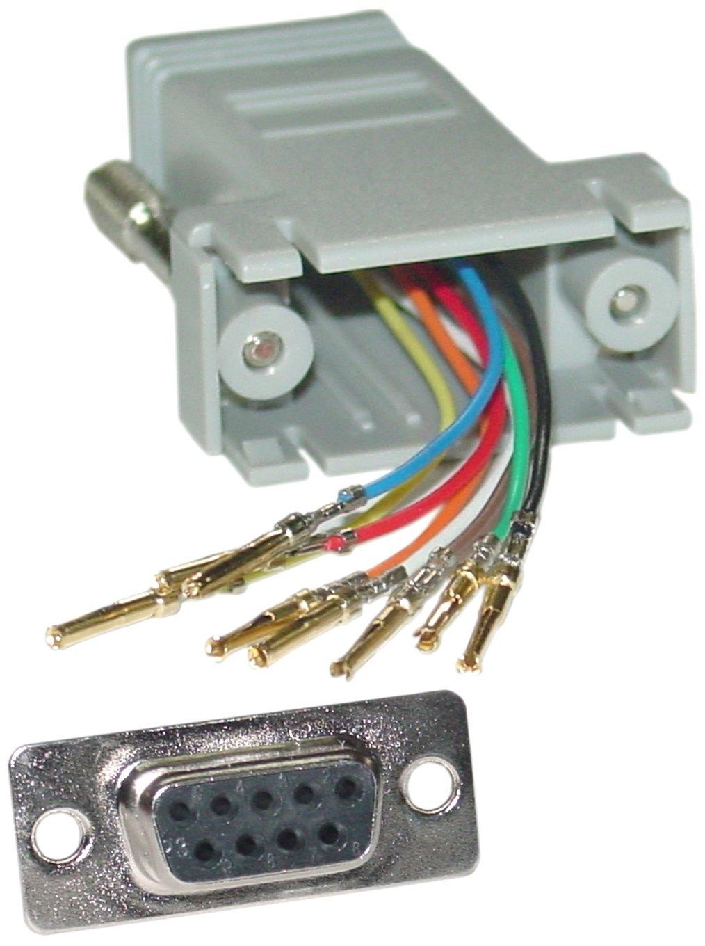 CableWholesale DB9 Female/RJ45, Gray(31D1-17400)